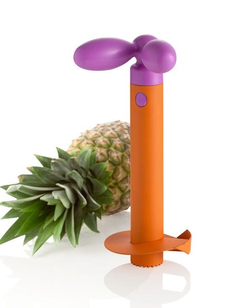 Brandani - Taglia Ananas Arancio E Lilla Antiaderente Inox Brandani