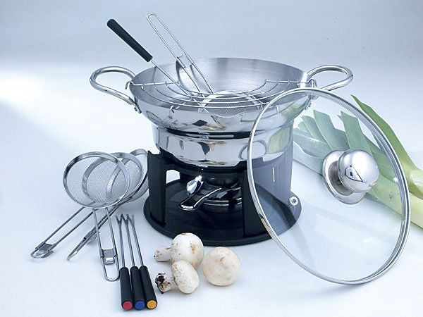 Brandani - Set 13Pz Wok - Fonduta Marcopolo Brandani