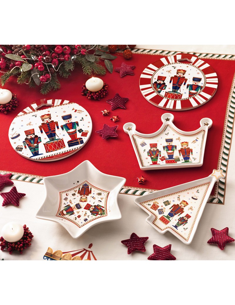 Vassoietto Corona Lo Schiaccianoci New Bone China Brandani