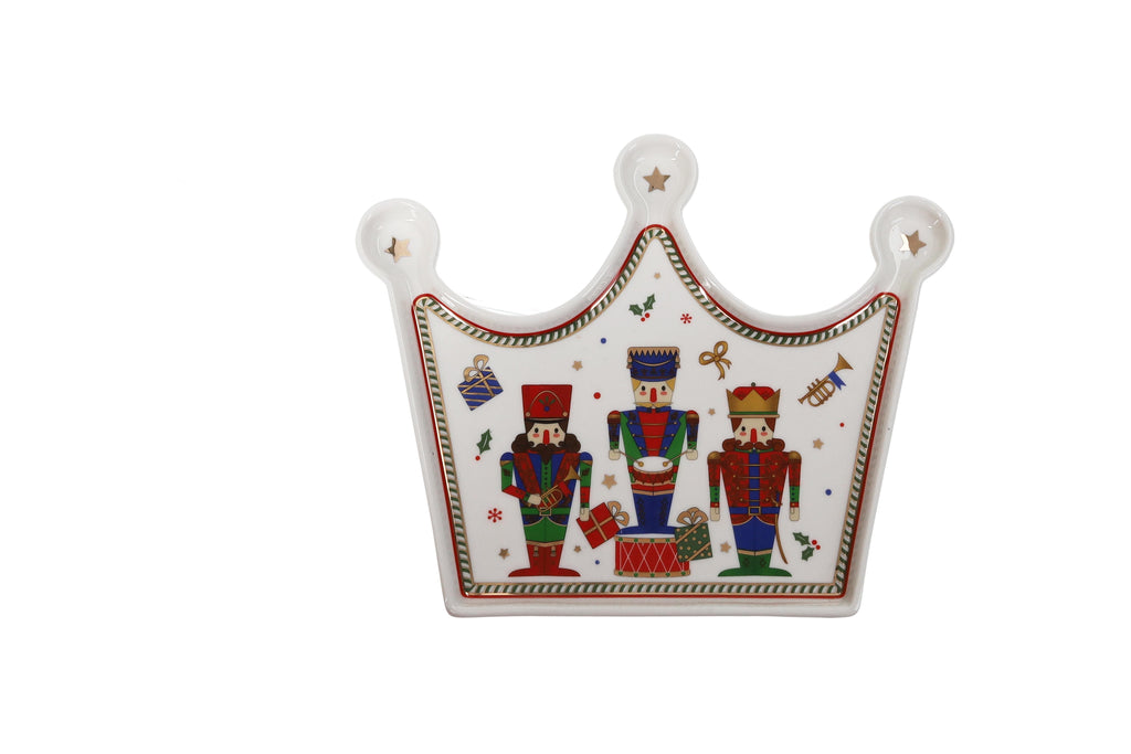 Vassoietto Corona Lo Schiaccianoci New Bone China Brandani