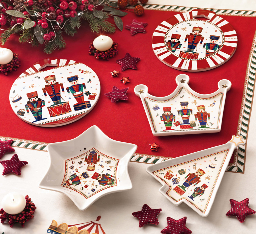 Vassoietto Corona Lo Schiaccianoci New Bone China Brandani