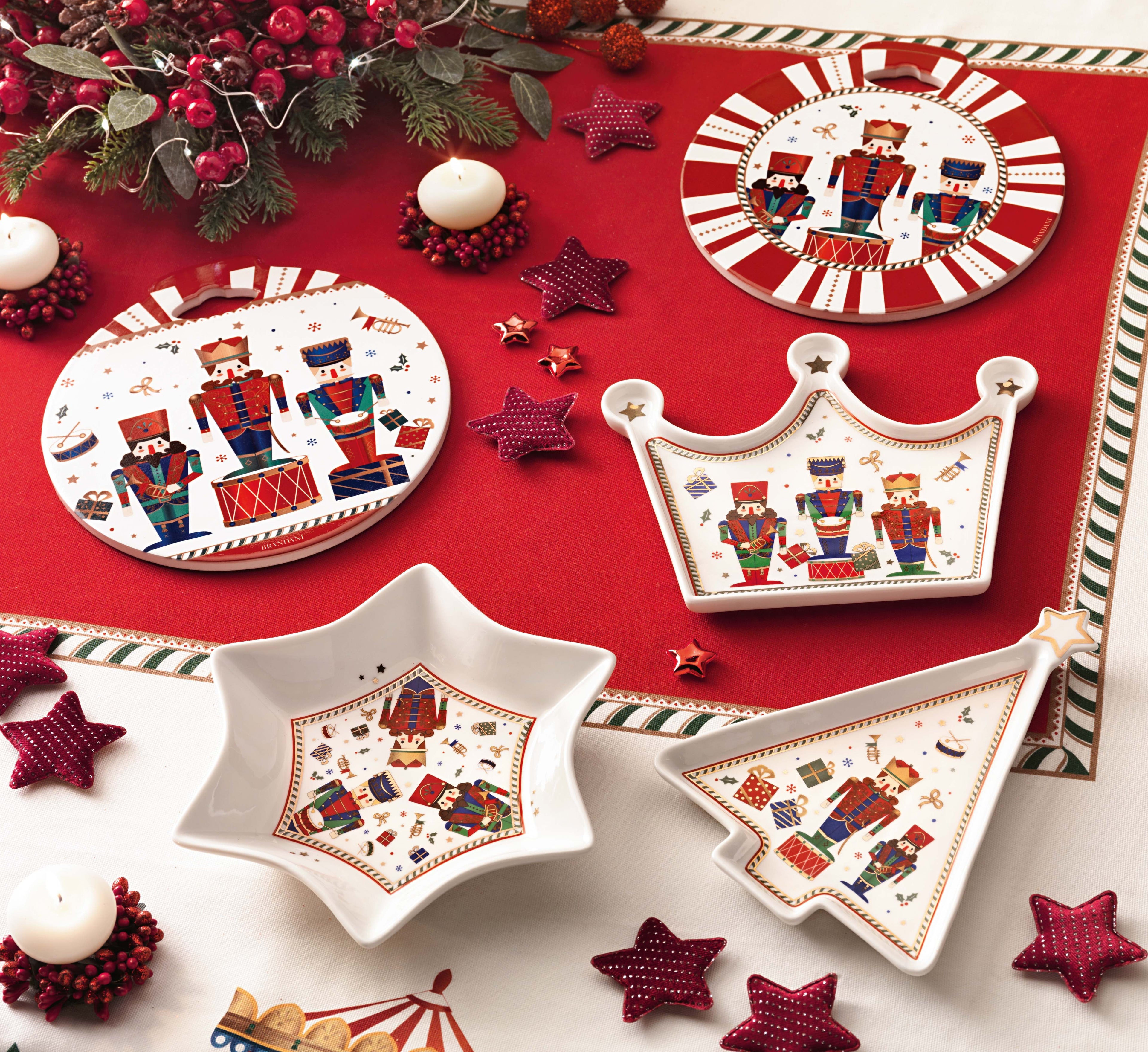 Vassoietto Corona Lo Schiaccianoci New Bone China Brandani