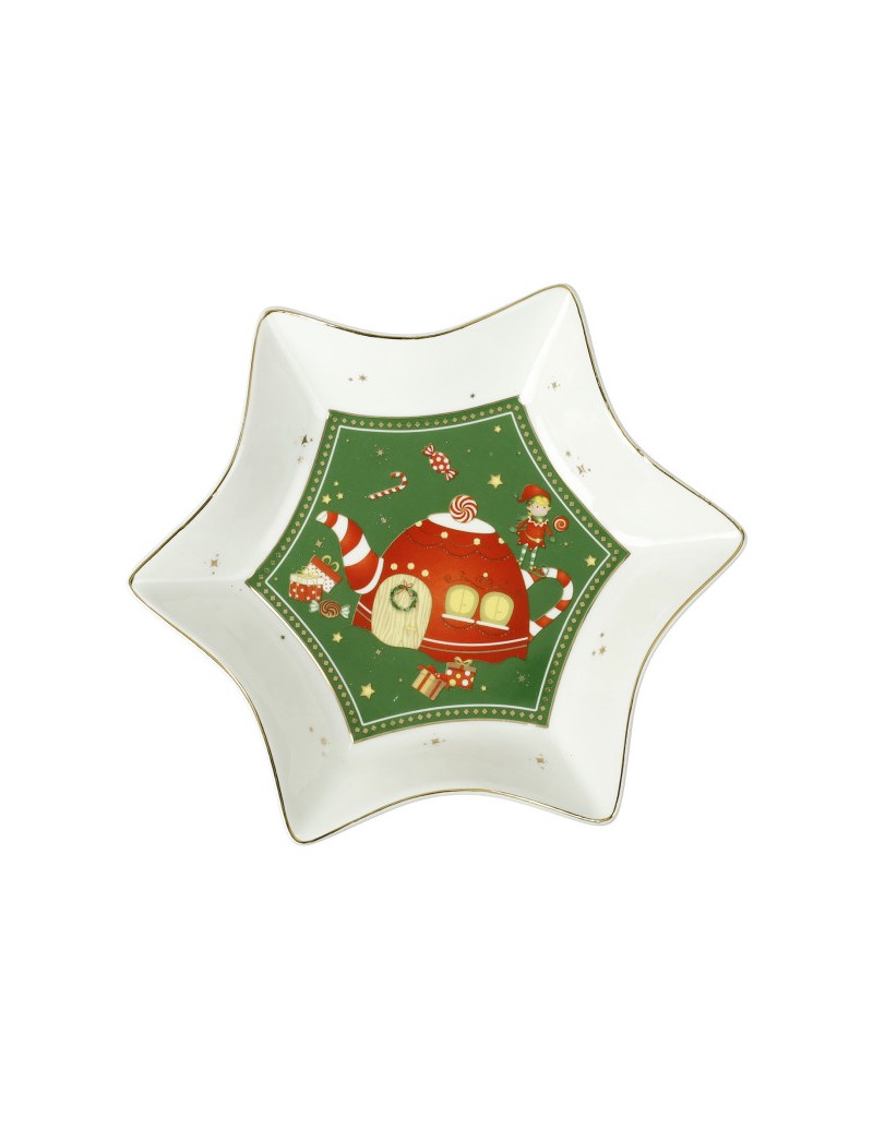 Vassoietto Elfomagia Stella New Bone China Brandani