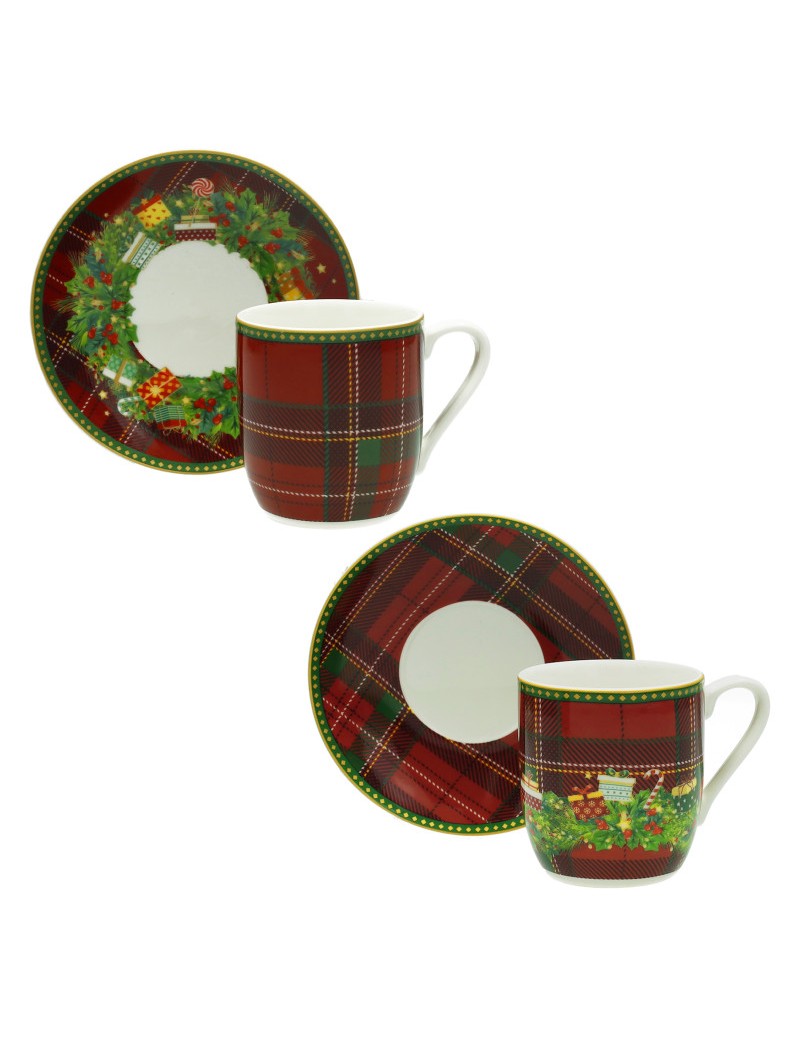 Tazzina Caffe Set 2 Pz Regalomagia New Bone China Brandani