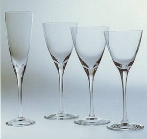 Sei Calici Vino Florian Cristal Sevres