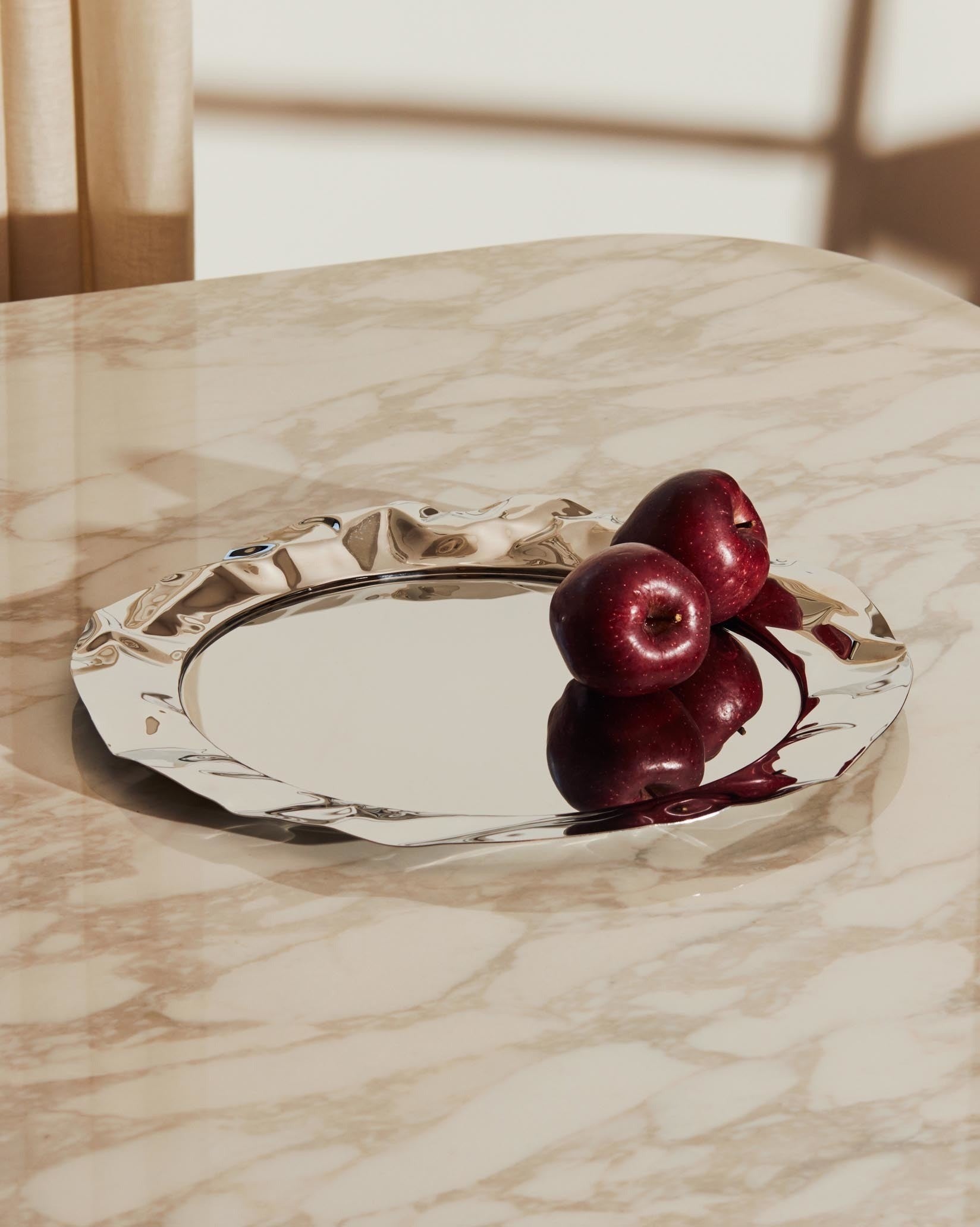 "Foix" Vassoio Rot.Bordo Incr. Alessi
