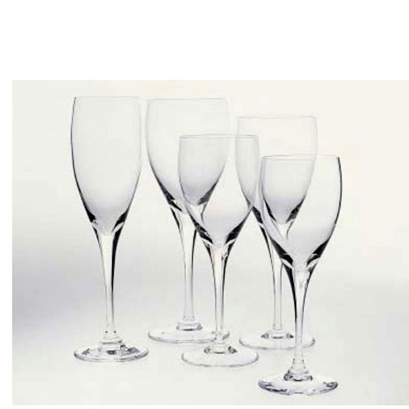 Sei Calici Flute Pensee Cristal Sevres