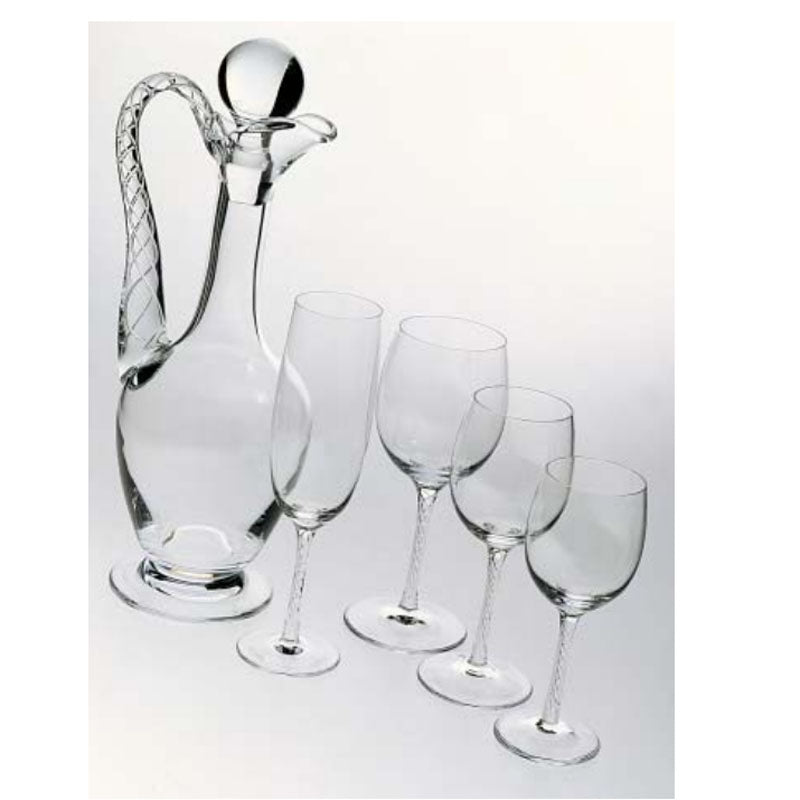 Sei Calici Vino Spirale Cristal Sevres