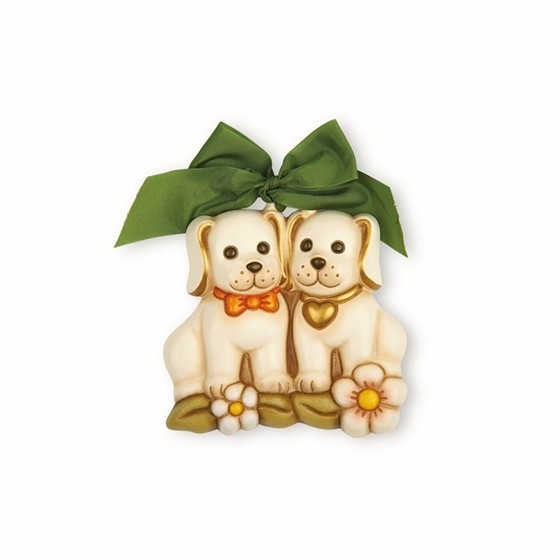 Formella Media Coppia Cagnolini Thun