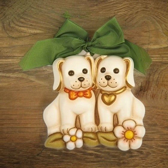 Formella Media Coppia Cagnolini Thun