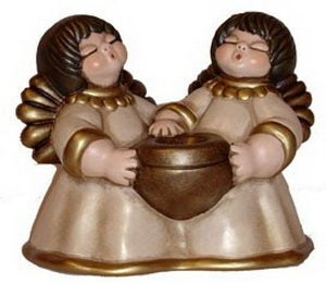 Portacand. Coppia Nelli Oro Soft Thun