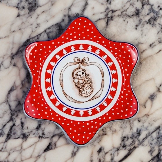 Piatto Pandoro Dolce Natale Thun