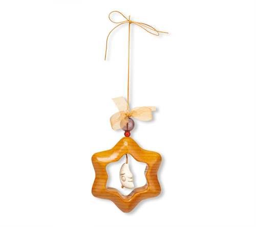 Stella In Legno Con Luna Thun