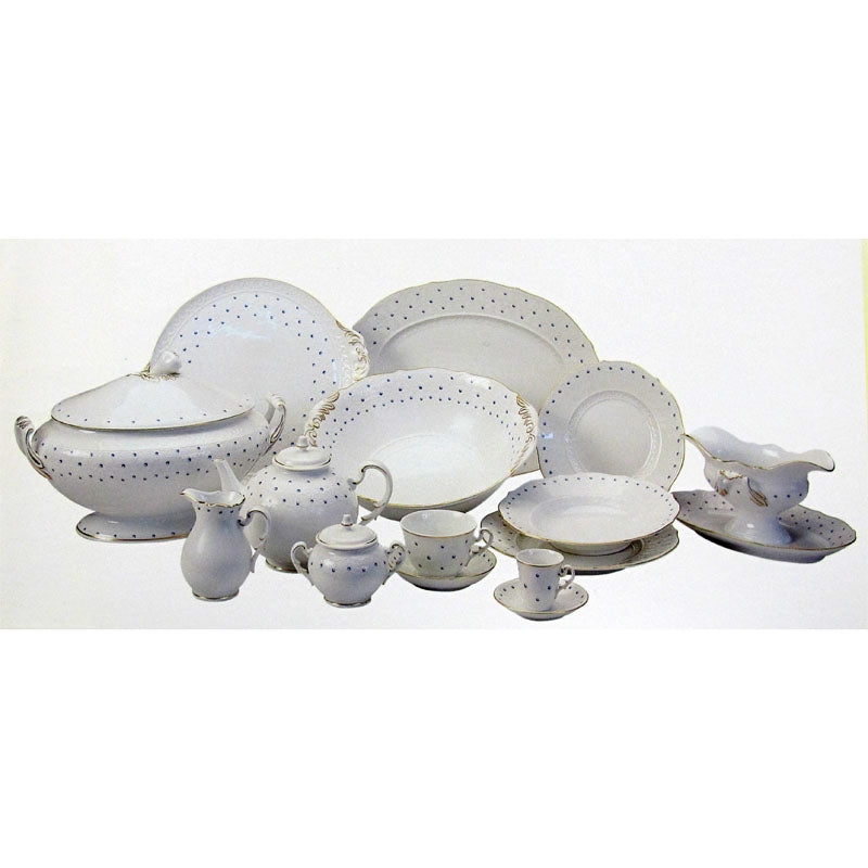 Vassoio Ovale Museo Le Perle Blu Ginori 1735