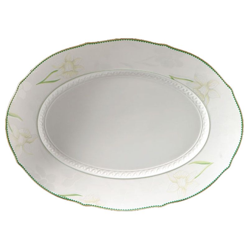 Piatto Ovale Museo Narciso - Cm 39.5 Ginori 1735