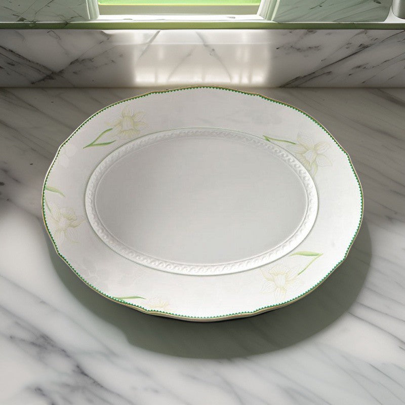 Piatto Ovale Museo Narciso - Cm 39.5 Ginori 1735