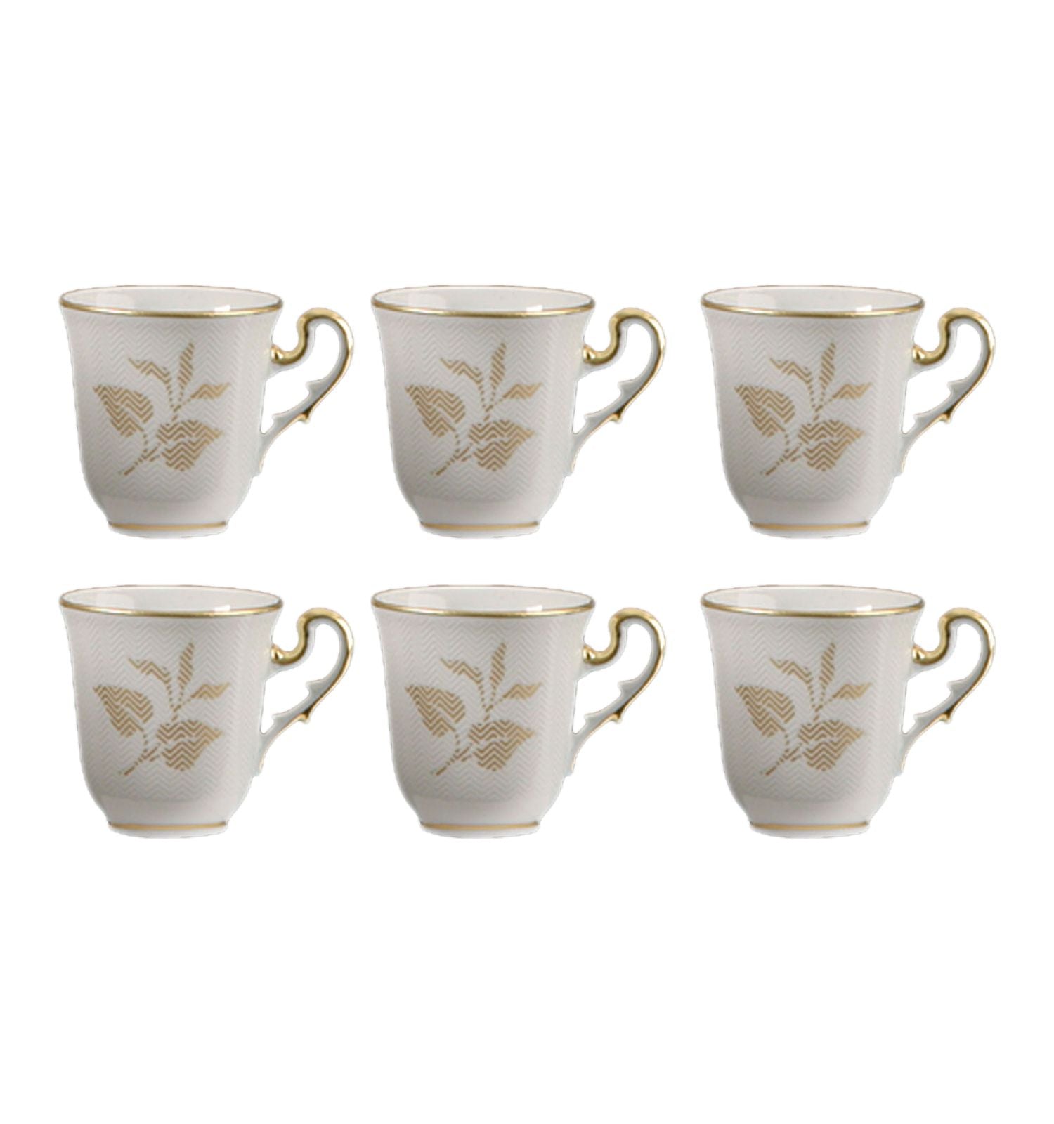 Sei Tazze Caffe C/P Museo Elegance Ginori 1735