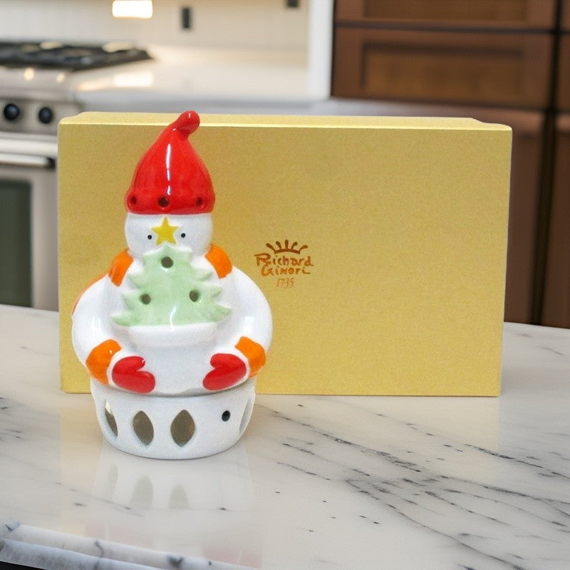 Pupazzo Lumino In Porcellana Ginori 1735