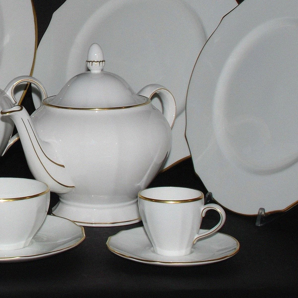 Sei Tazze Caffe C/Piatt. Duchessa Rame Ginori 1735