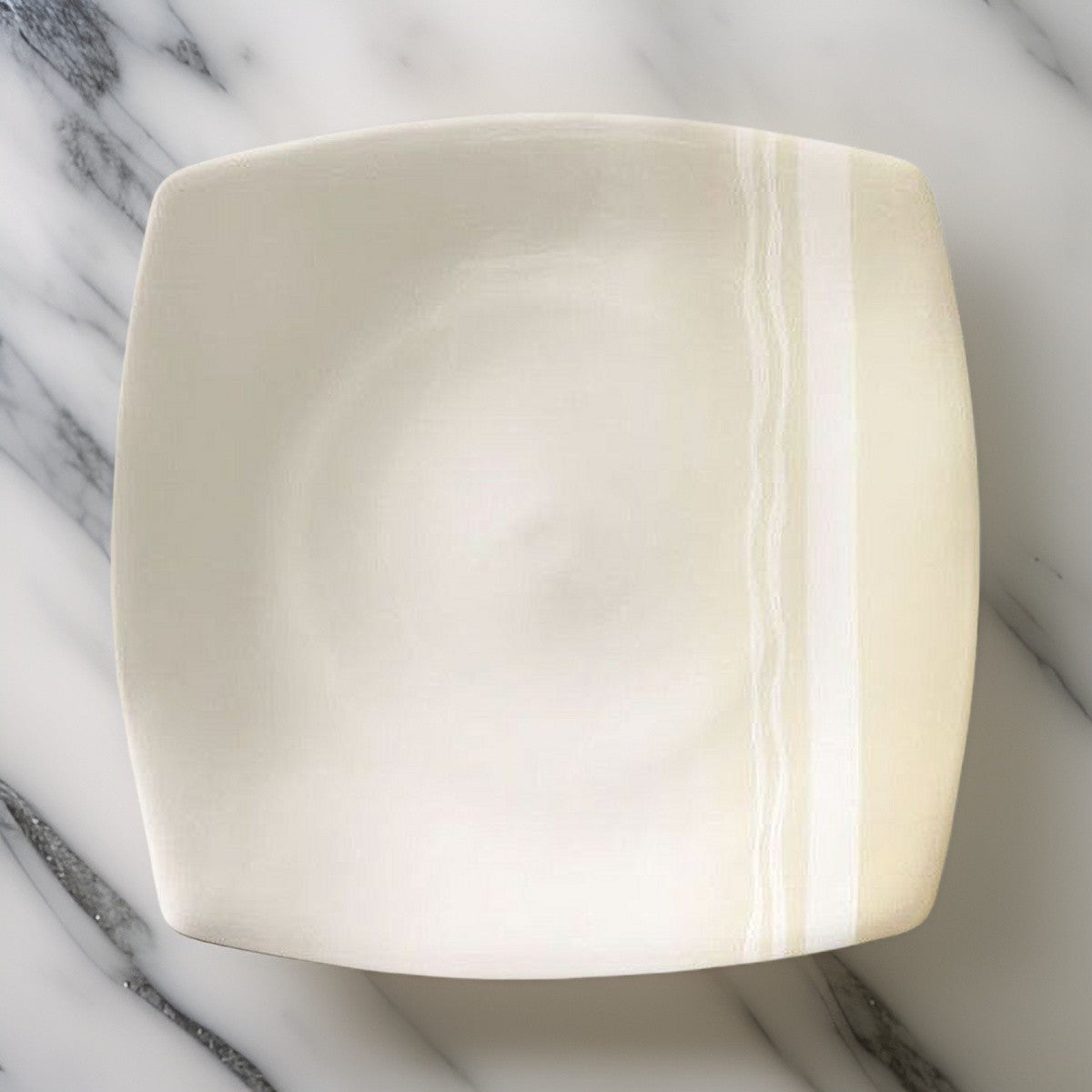 Sei Piatti Piani Quadrati Vela Sahara Ginori 1735