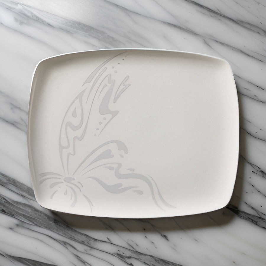 Piatto Ovale Linea Vela Decoro Wing Ginori 1735