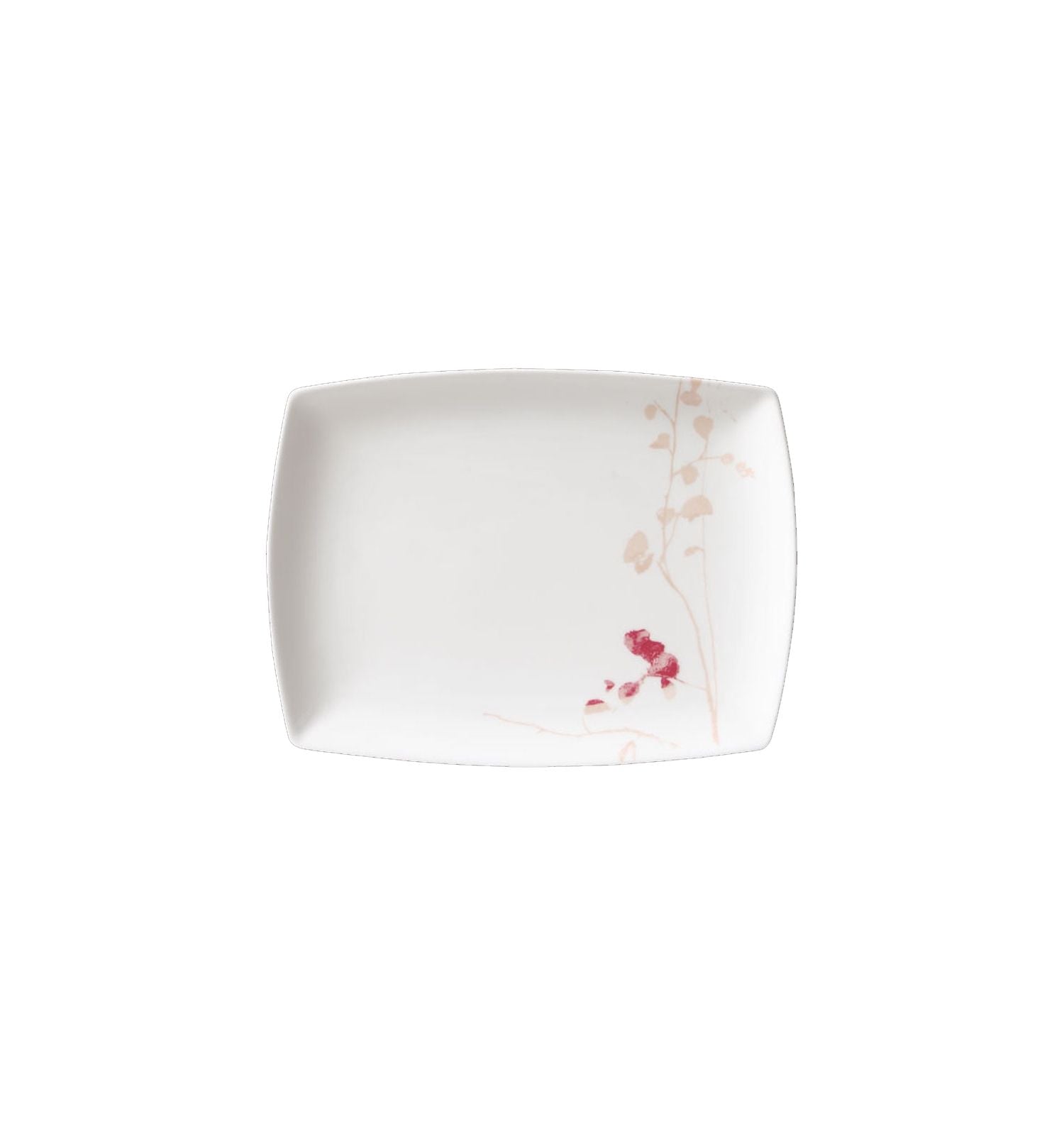 Raviera Rettangolare Cm 25X20 Vela Naif In Rose Ginori 1735