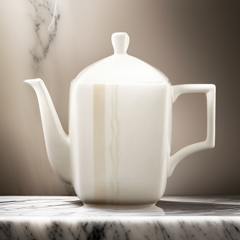 Caffettiera C/Coperchio Quadra Lt 1,000 Vela Sahar Ginori 1735