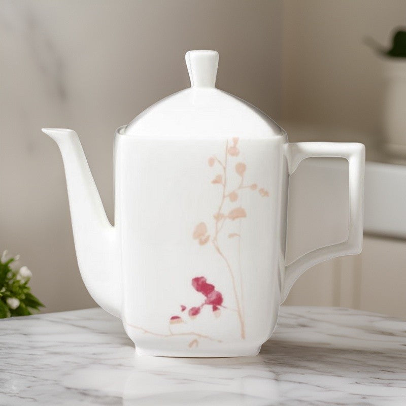 Caffettiera C/Coperchio Qdr Vela Naif In Rose Ginori 1735