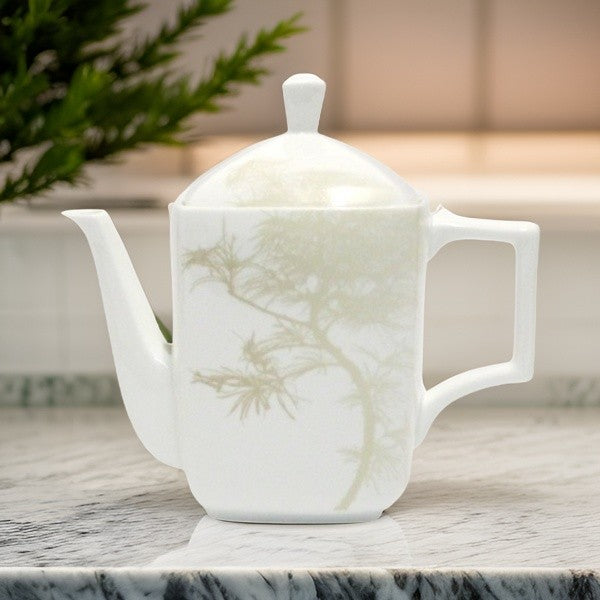 Caffettiera Con Coperchio Quadra Vela Ginori 1735