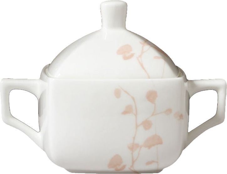 Zuccheriera C/Coperchio Qdr Vela Naif In Rose Ginori 1735