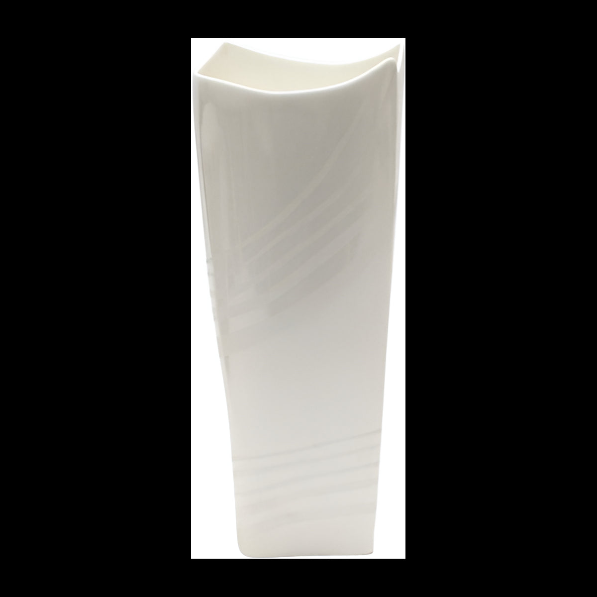 Vaso Porcellana Fantasia Bocca Ondulata Ginori 1735