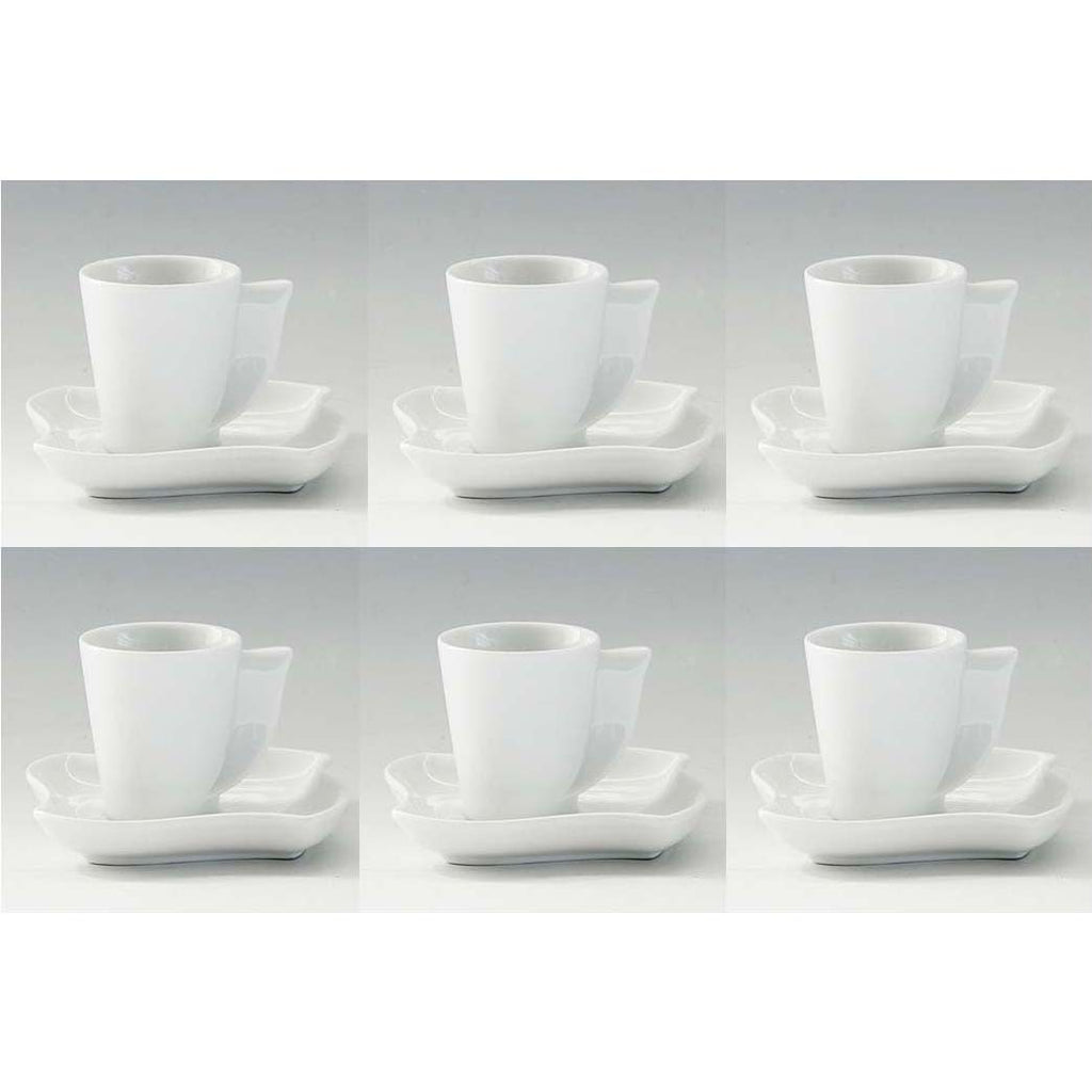 Sei Tazze CaffÃƒÂ¨ Con piattino Dedalo Ginori Ginori 1735