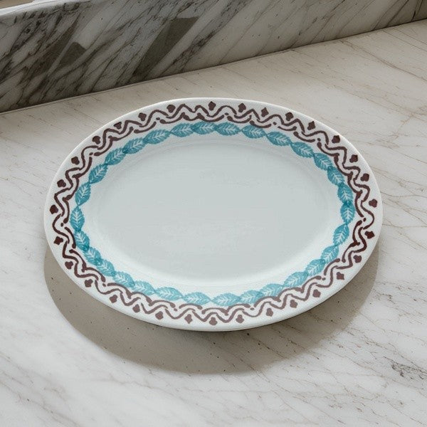 Vassoio Ovale Piccolo Folkware Cm 25 Laveno Ginori 1735