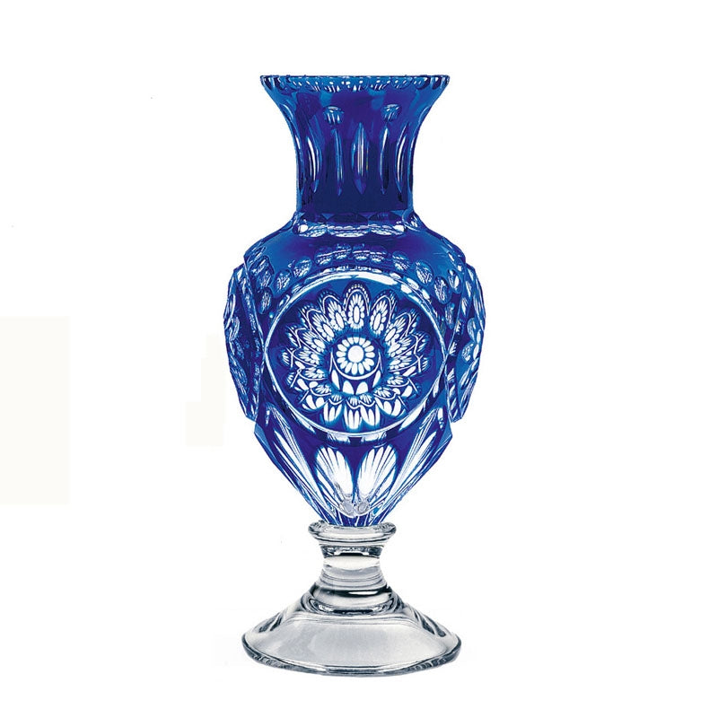 Rinascimento Vaso Anfora Blu Tagliato Mario Cioni