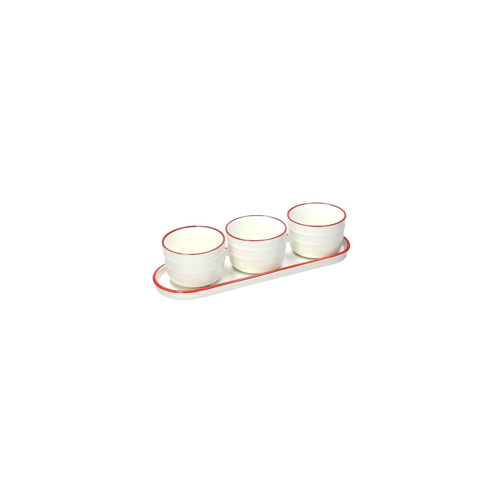 Set Aperitivo Vassoio Cm25 +3 Ciotole Dolce Casa Tognana