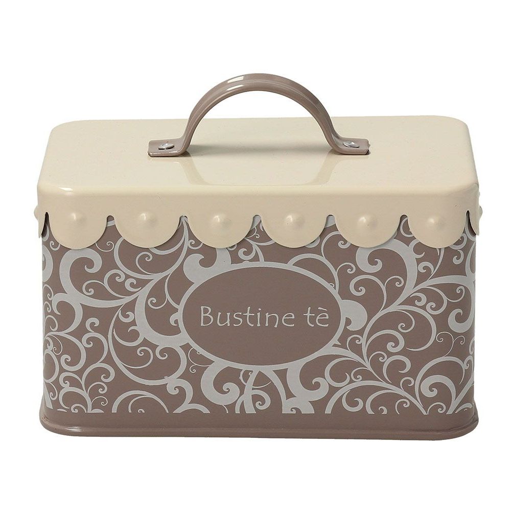 Scatola P/Bustine Dolce Casa Grigio Tognana