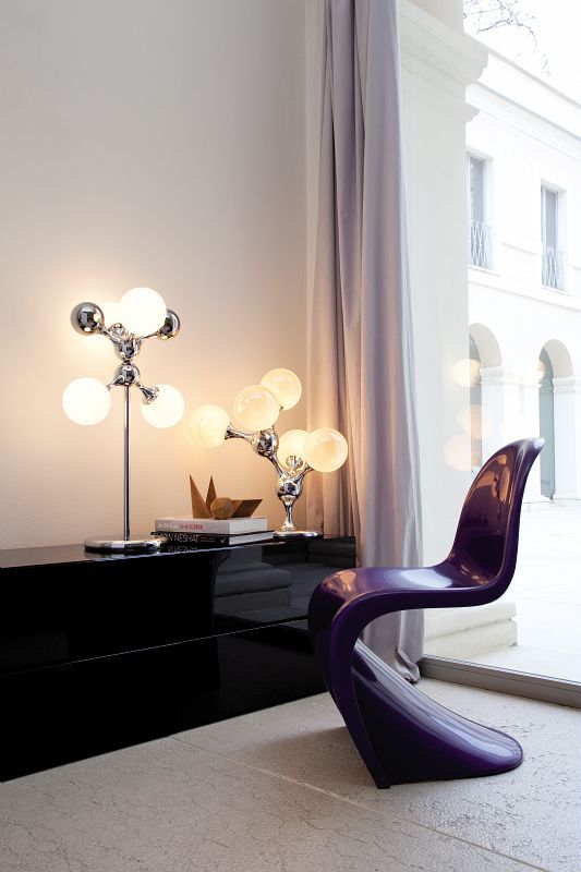 Lampada Tavolo Cm 65 Tortora Tognana