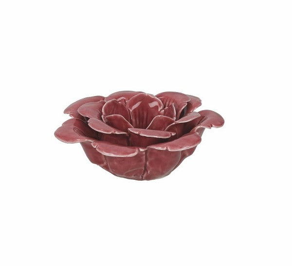 Porta T-Light Anemone Cm 13 Petit Rosso Tognana