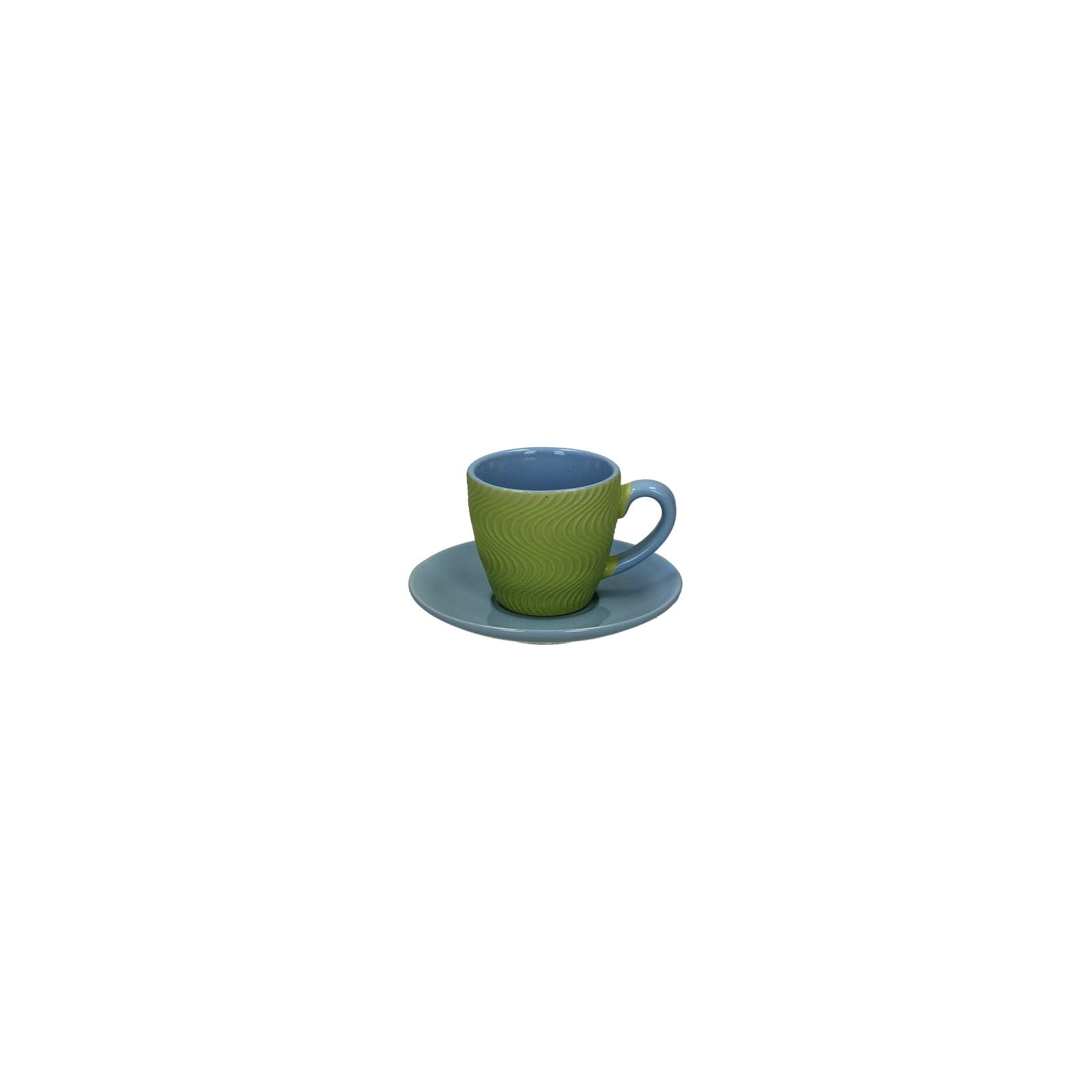 6 Tazze Caffe`C/P Relief Cool-Ver Tognana