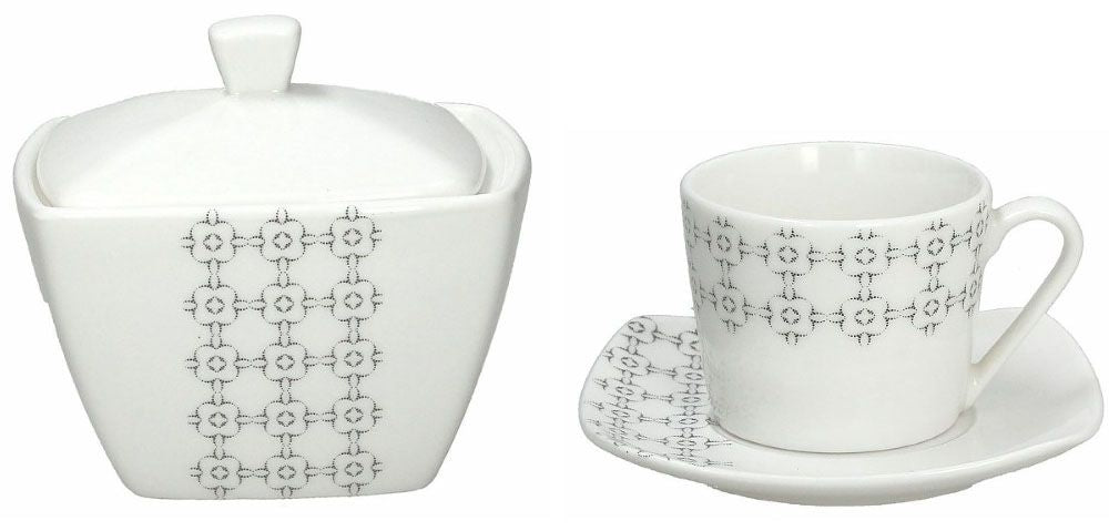 Serv. Tazze Caffè 13 Pz Stile Tetris Tognana