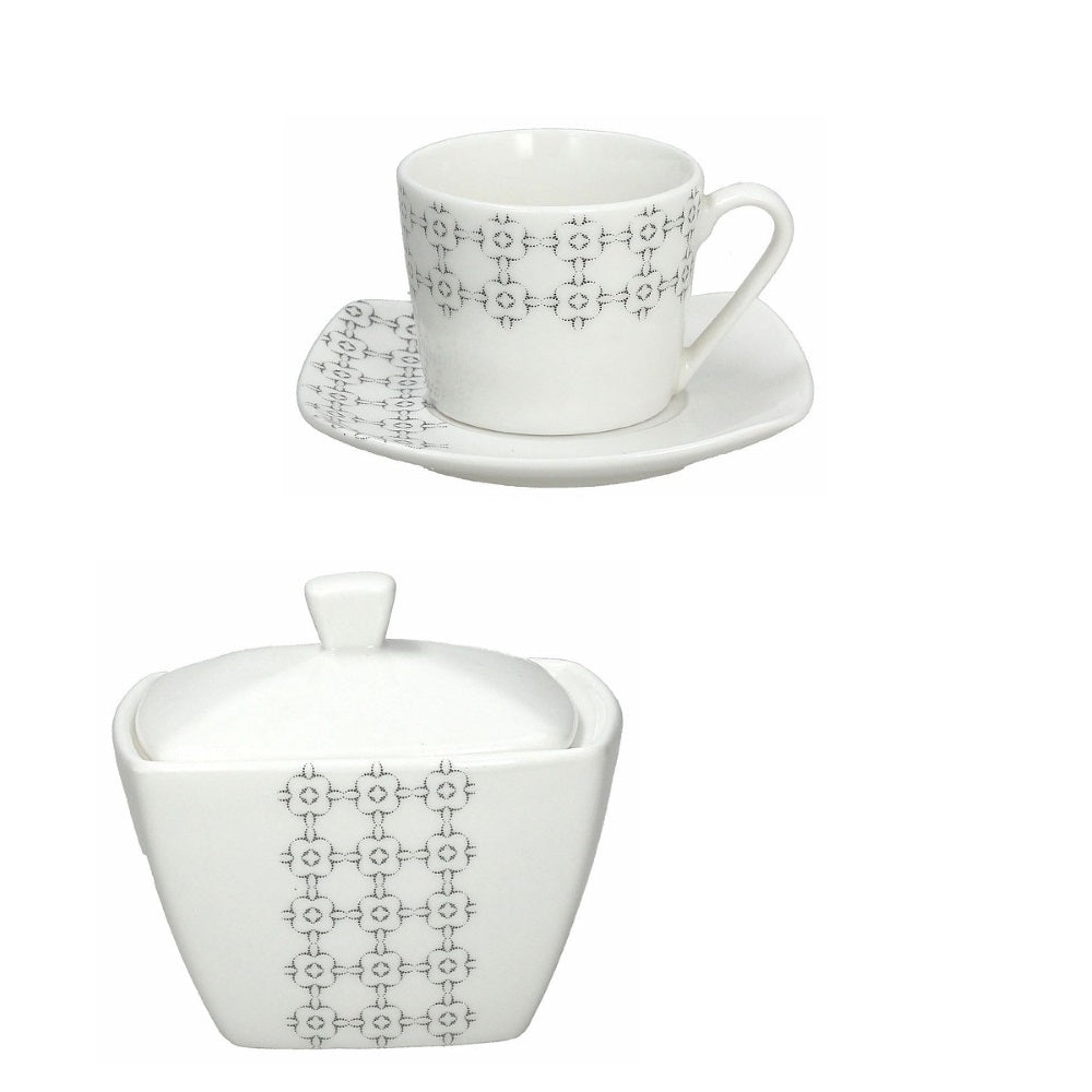 Serv. Tazze Caffè 13 Pz Stile Tetris Tognana