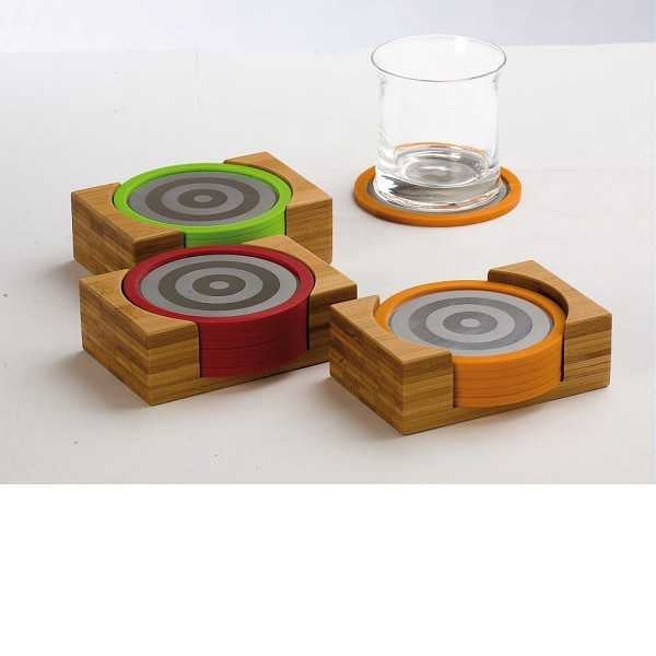 Set 6 Sottobicchieri Verdi Csuppoorto Tognana Tognana