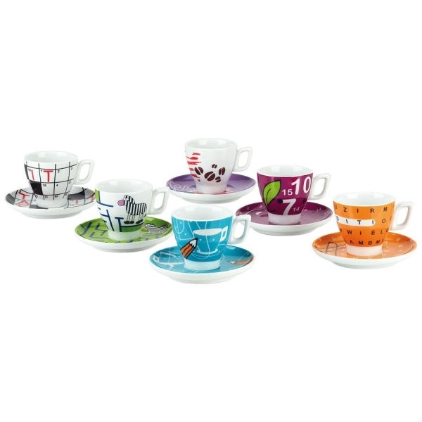 6 Tz Caffe Con Piattino Trivial Tognana
