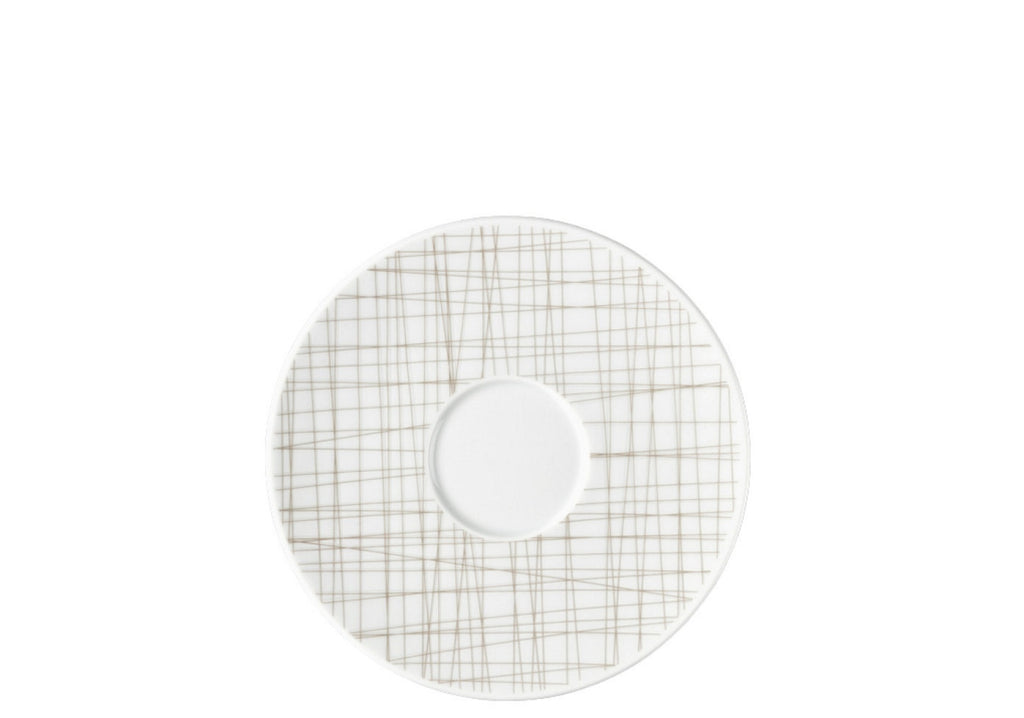 Sei Tazze Caffe` Color Caffe` Con Piattino Mesh 17 Rosenthal