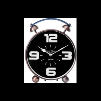 Orologio Sveglia In Metallo Color Rame Kare Design