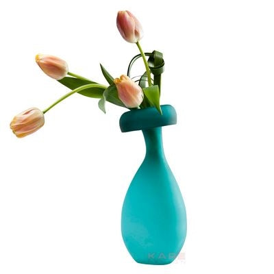 Vaso Blow Up Turquoise 40Cm Kare Design