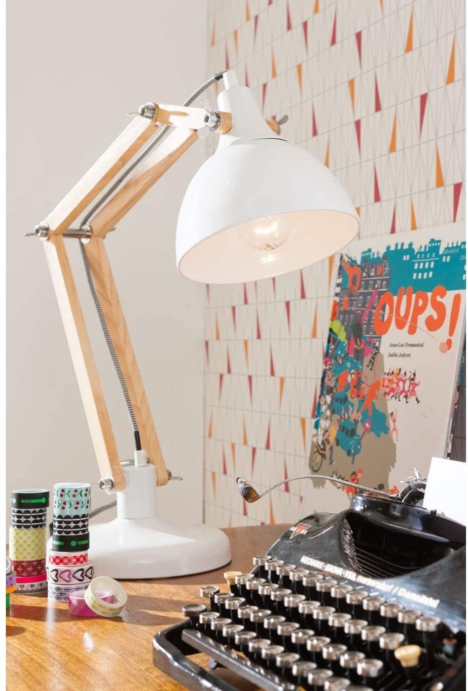 Lampada Da Tavolo Work Station Bianco Kare Design