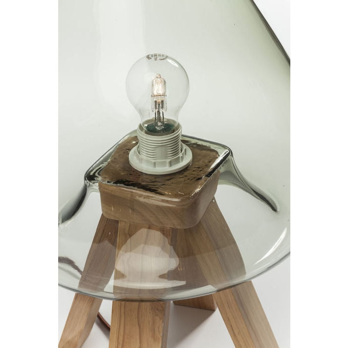 Lampada Da Tavolo Eternity Grigio Chiaro Kare Design