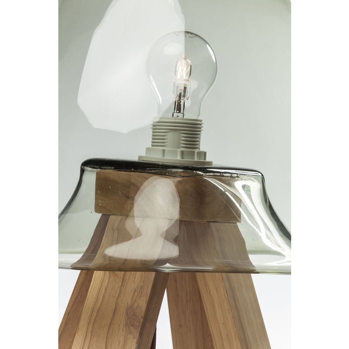 Lampada Da Tavolo Eternity Grigio Chiaro Kare Design