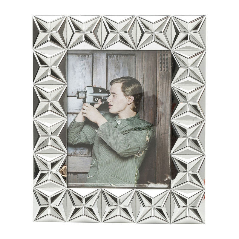 Cornice Punch Argento 13X18Cm Kare Design